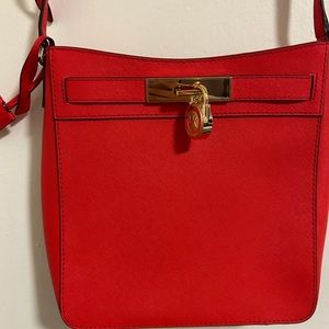 Coral Michael Kors crossbody bag